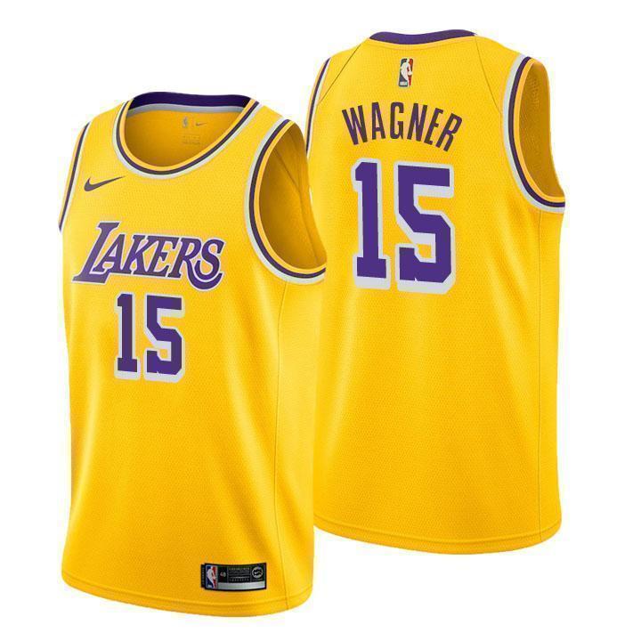 Los Angeles Lakers #15 Moritz Wagner Icon Edition Gold Swingman Jersey