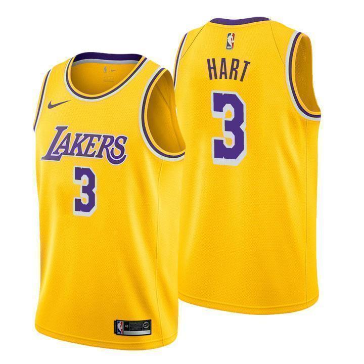 Los Angeles Lakers #3 Josh Hart Icon Edition Gold Swingman Jersey