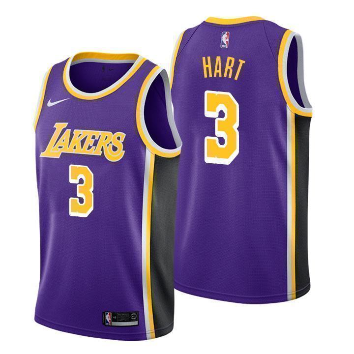 Los Angeles Lakers #3 Josh Hart Statement Purple Swingman Jersey