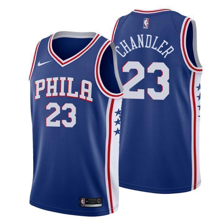 Philadelphia 76ers #23 Wilson Chandler Icon Edition Blue Swingman Jersey
