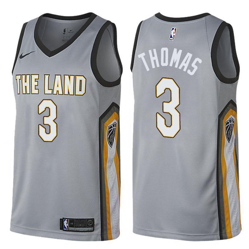 Cleveland Cavaliers Isaiah Thomas City Series Gray Swingman Jersey