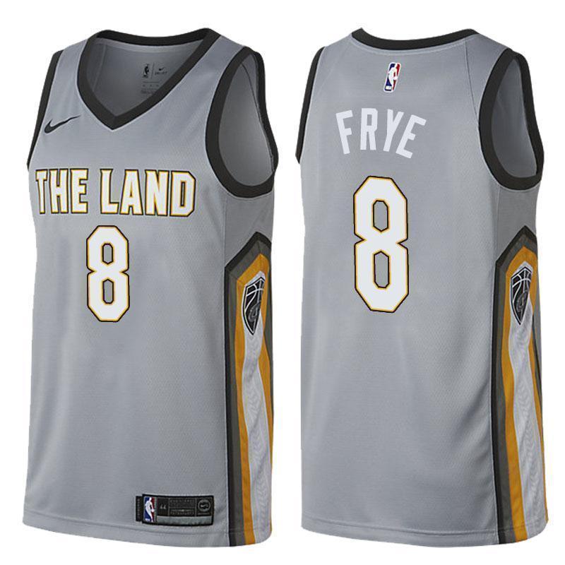 Cleveland Cavaliers #8 Channing Frye City Series Gray Swingman Jersey