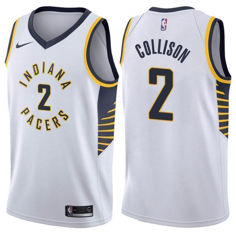 Indiana Pacers #2 Darren Collison Association White Swingman Jersey