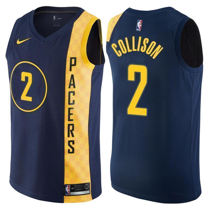 Indiana Pacers #2 Darren Collison City Edition Navy Swingman Jersey