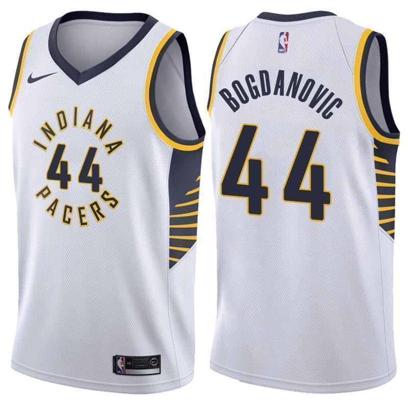 Indiana Pacers #44 Bojan Bogdanovic Association White Swingman Jersey