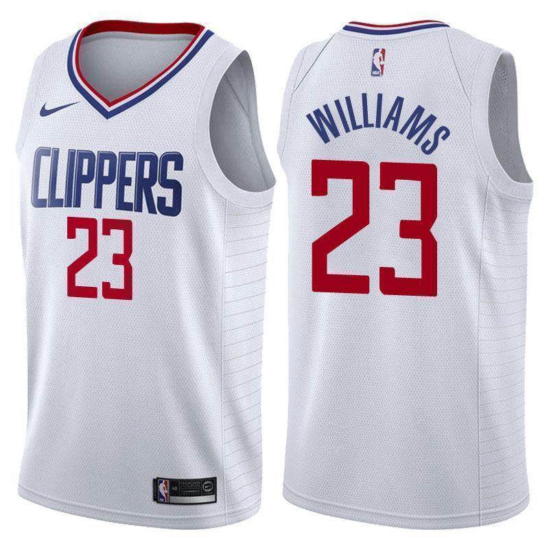 Los Angeles Clippers #23 Lou Williams Association White Swingman Jersey