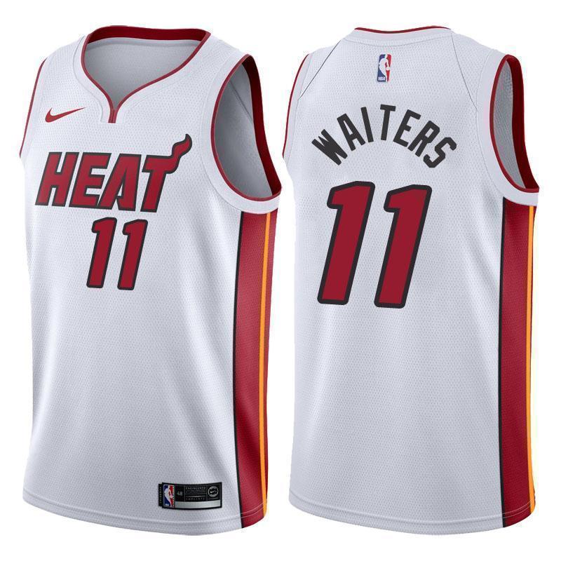 Miami Heat #11 Dion Waiters Association White Swingman Jersey