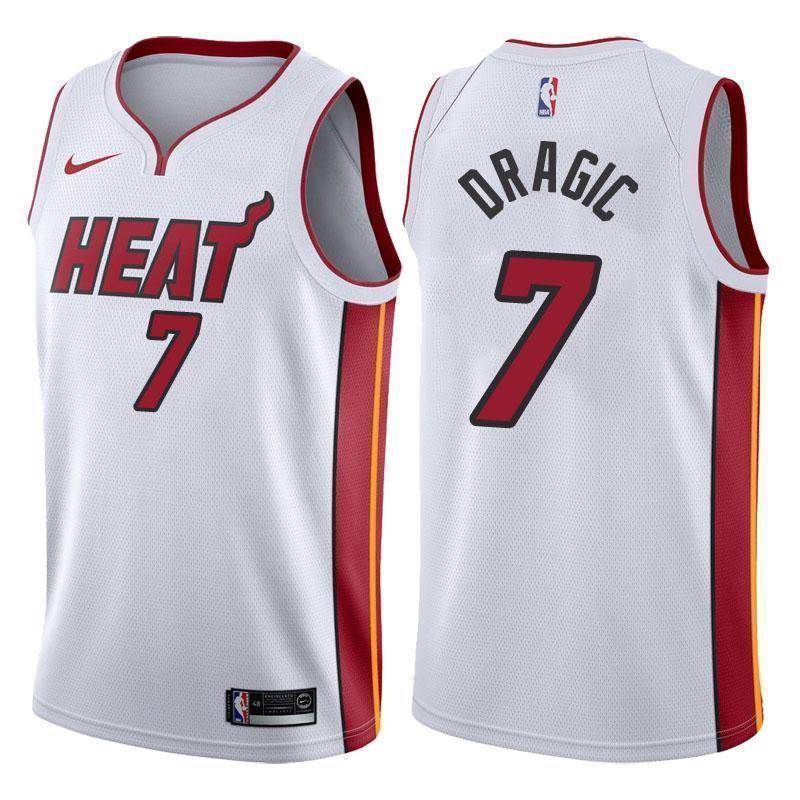 Miami Heat #7 Goran Dragic Association White Swingman Jersey