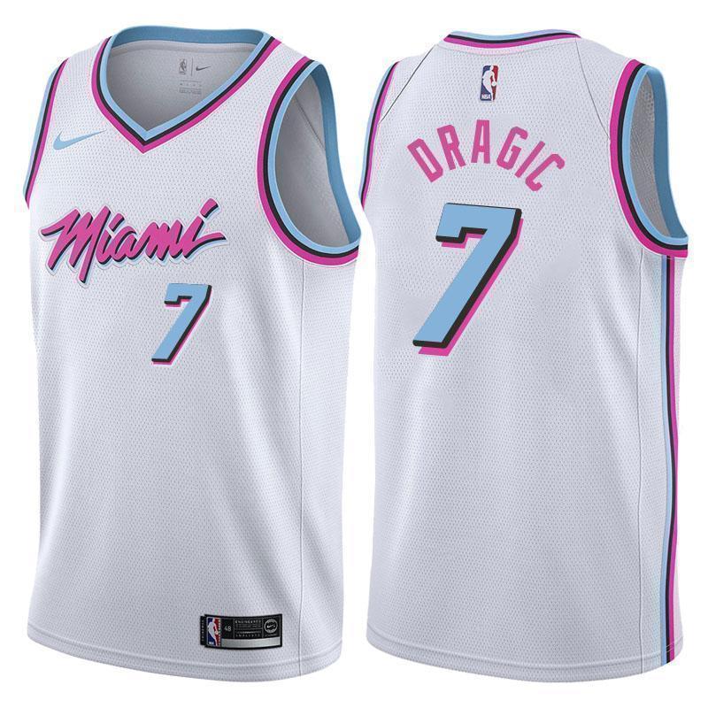Miami Heat #7 Goran Dragic City Edition White Swingman Jersey