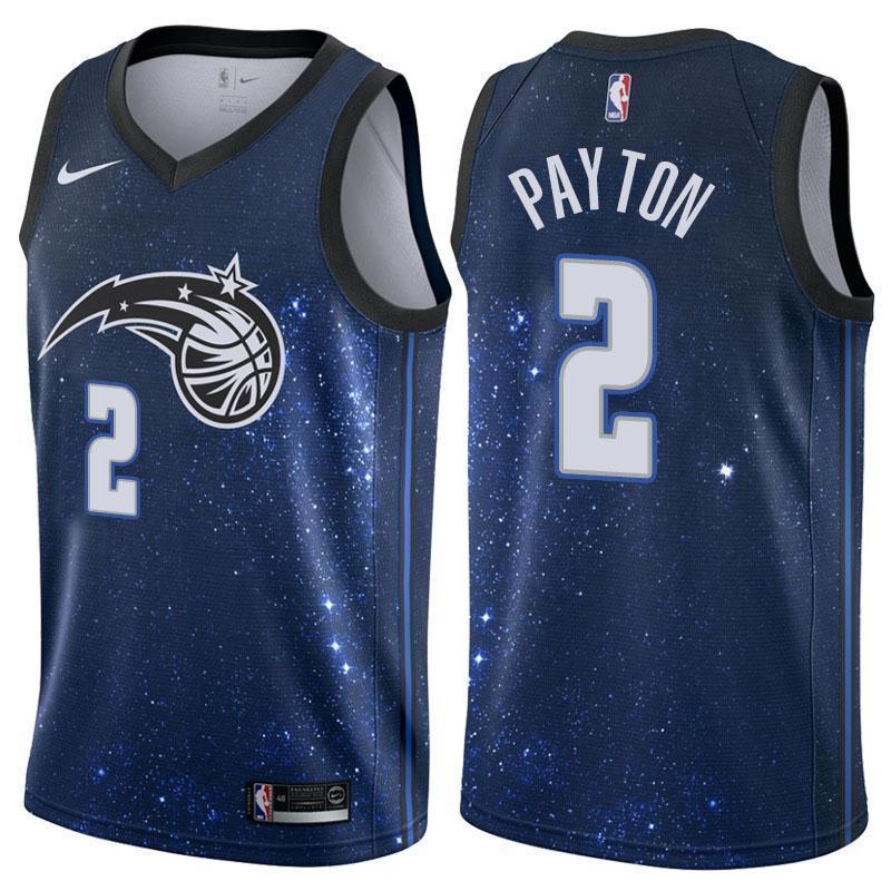 Orlando Magic #2 Elfrid Payton City Edition Navy Swingman Jersey