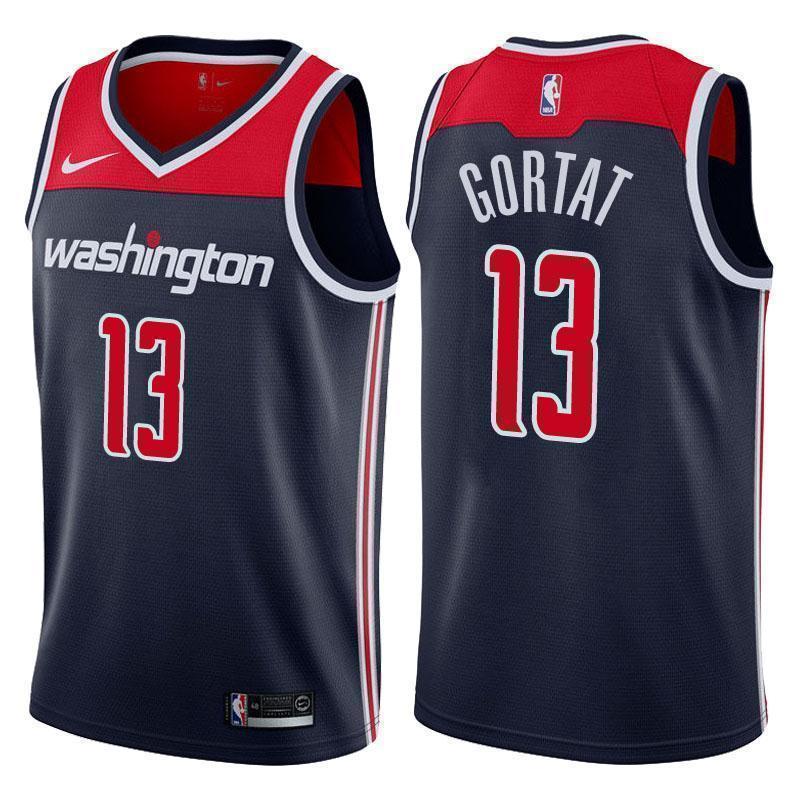Washington Wizards #13 Marcin Gortat Statement Navy Swingman Jersey