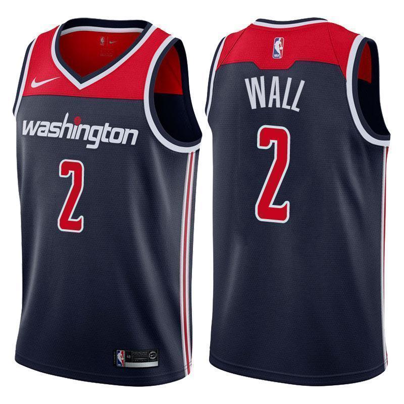 Washington Wizards #2 John Wall Statement Navy Swingman Jersey