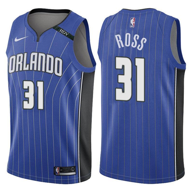 Orlando Magic #31 Terrence Ross Icon Blue Memorial Swingman Jersey