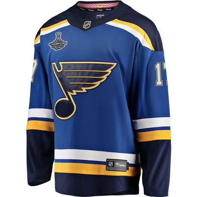 Men's St. Louis Blues Jaden Schwartz Fanatics Branded Blue 2019 Stanley Cup Champions Home Breakaway Player Jersey