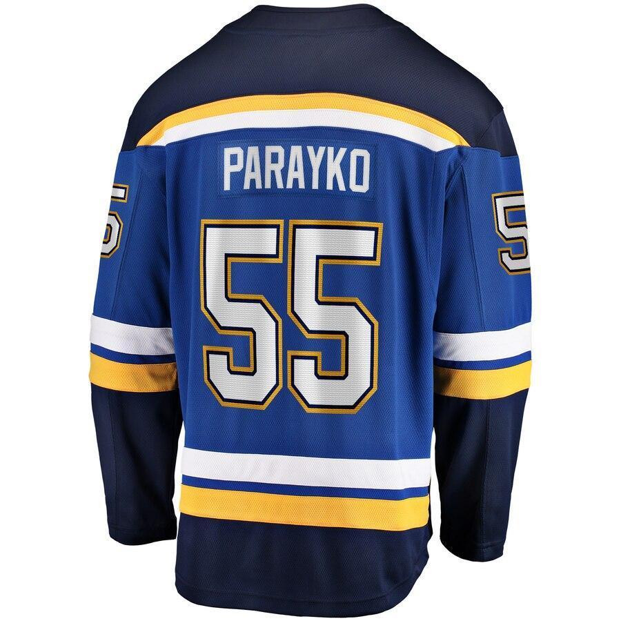 Men's St. Louis Blues Colton Parayko Fanatics Branded Blue Breakaway Player Jersey