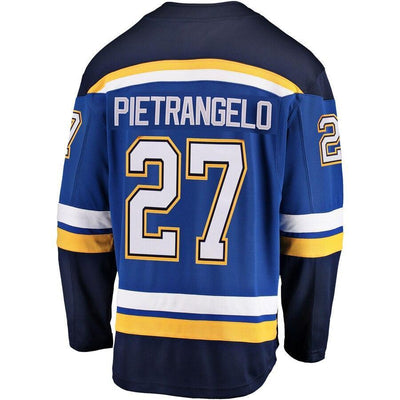 Men's St. Louis Blues Alex Pietrangelo Fanatics Branded Blue 2019 Stanley Cup Champions Home Breakaway Player Jersey
