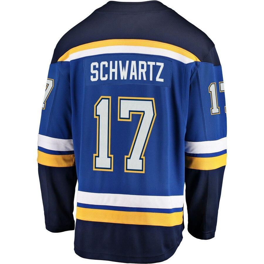 Men's St. Louis Blues Jaden Schwartz Fanatics Branded Blue 2019 Stanley Cup Champions Home Breakaway Player Jersey