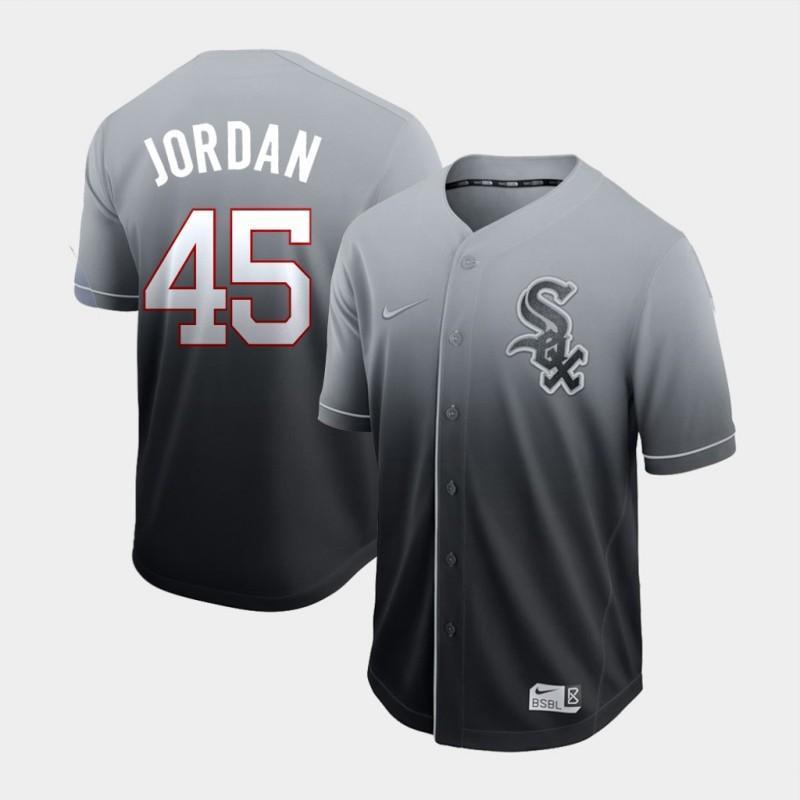 Michael Jordan Sox 2019 New Arrivals Baseball Player Fade Jersey