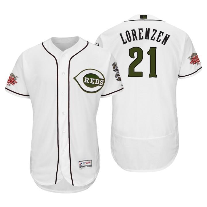 Michael Lorenzen Cincinnati Reds 150th Anniversary Baseball Jersey - Green