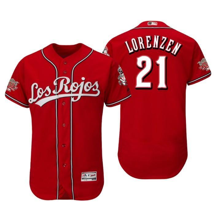 Michael Lorenzen Cincinnati Reds 150th Anniversary Baseball Jersey - Red