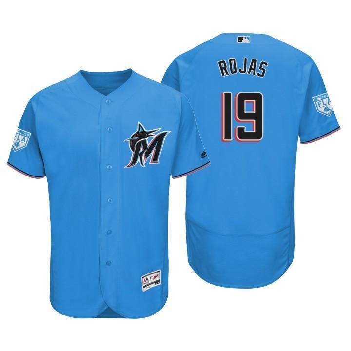 Miguel Rojas Miami Marlins 2019 Spring Training Baseball Player Jersey