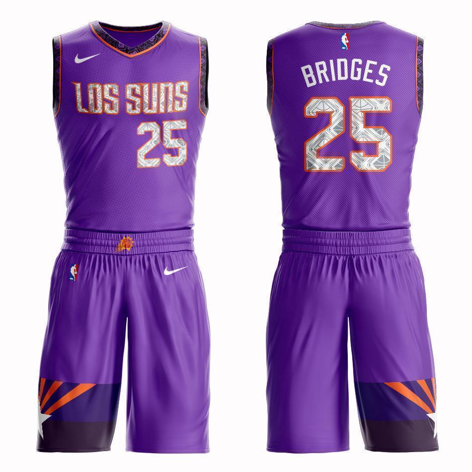 Phoenix Suns #25 Mikal Bridges City 2019 Jersey and Pant Set