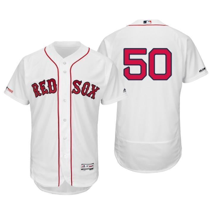 Mookie Betts Boston Red Sox 150th Anniversary Baseball Jersey - White