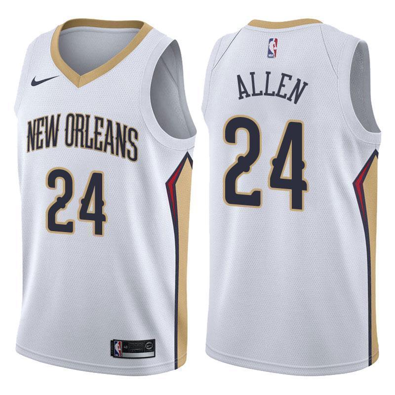 New Orleans Pelicans #24 Tony Allen Association White Swingman Jersey