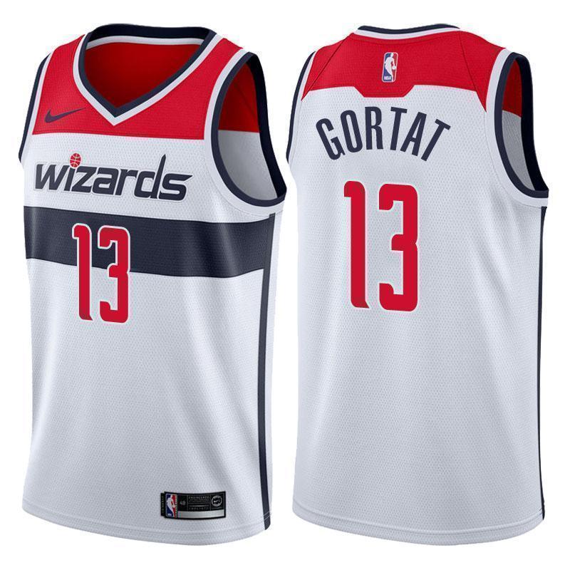 Washington Wizards #13 Marcin Gortat Association White Swingman Jersey
