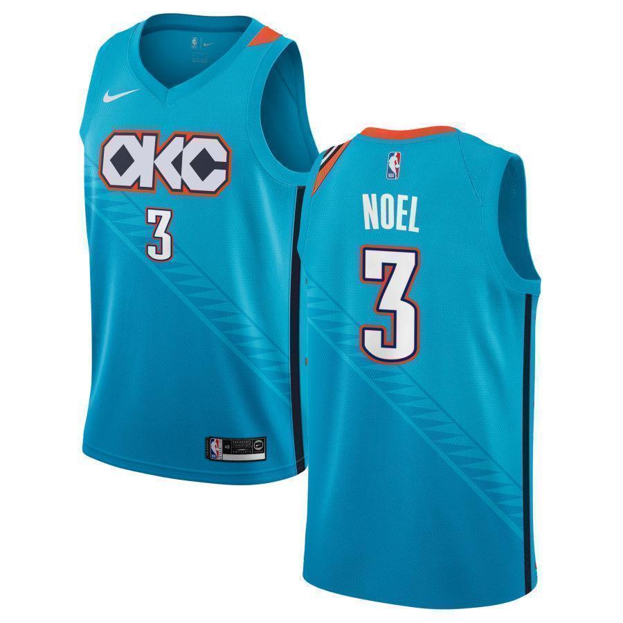 Oklahoma City Thunder #3 Nerlens Noel NEW 2018/19 City Edition Swingman Jersey