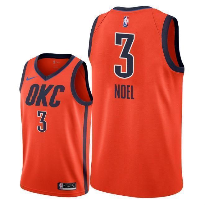 Oklahoma City Thunder #3 Nerlens Noel 2018/19 Earned Edition Swingman Jersey