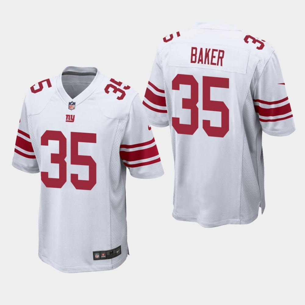 New York Giants #35 Deandre Baker 2019 Draft Game Jersey - White