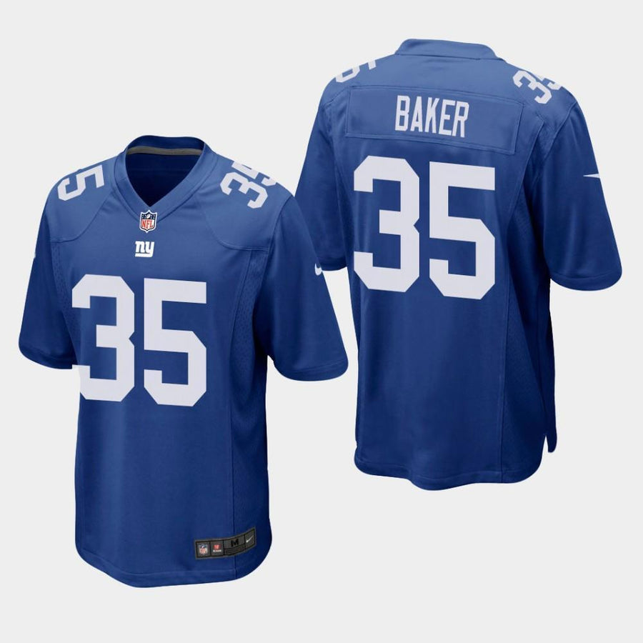 New York Giants #35 Deandre Baker 2019 Draft Game Jersey - Blue