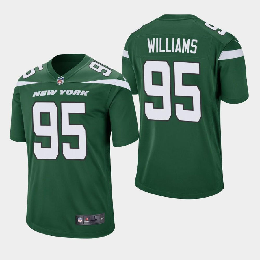 New York Jets #95 Quinnen Williams 2019 Draft Game Jersey - Green