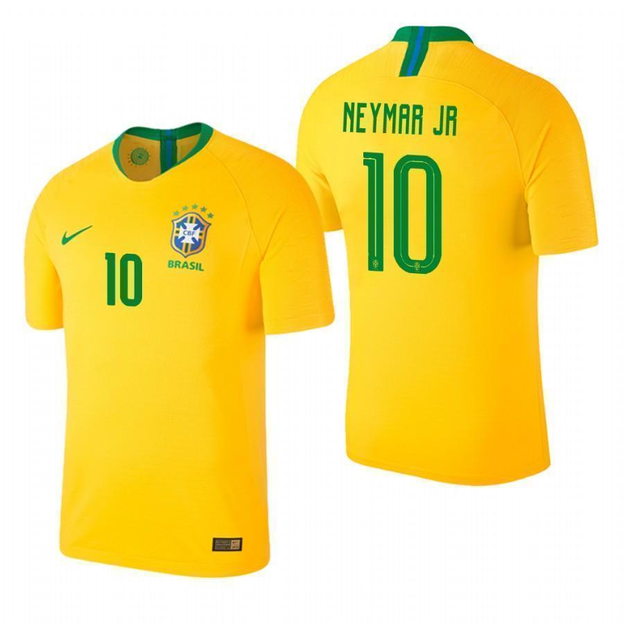 Neymar JR Brazil Home Jersey World Cup 2018