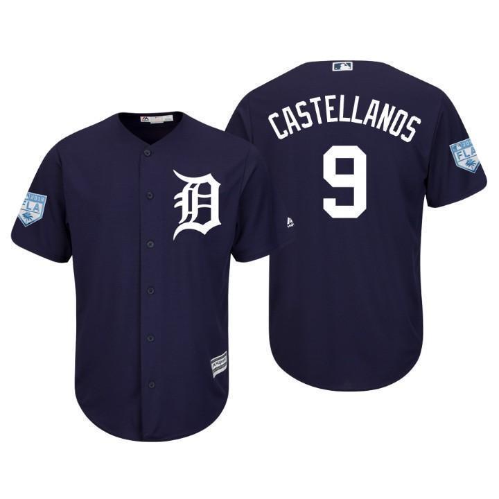 Nick Castellanos Detroit Tigers 2019 Spring Training Baseball Player Jersey