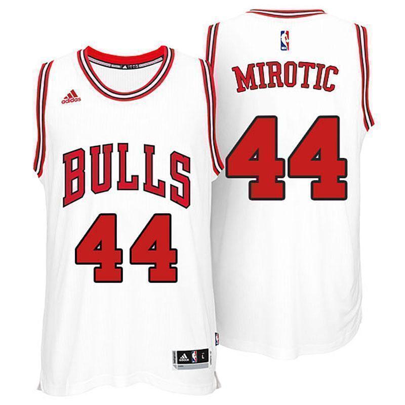 Nikola Mirotic Chicago Bulls White New Swingman Home Jersey