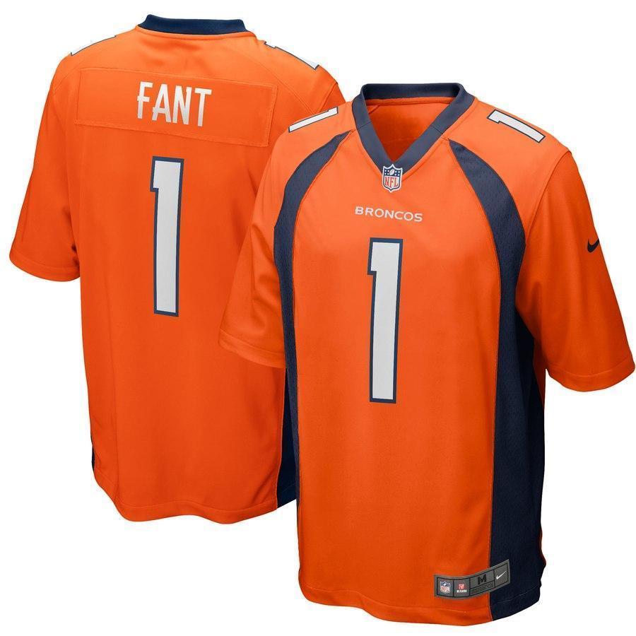 Noah Fant Denver Broncos 2019 Draft First Round Pick Game Jersey - Orange