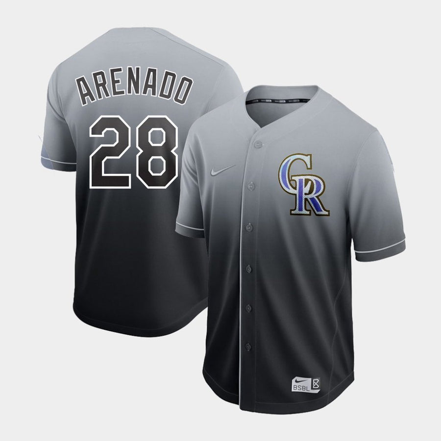 Nolan Arenado Colorado Rockies 2019 New Arrivals Baseball Player Fade Jersey