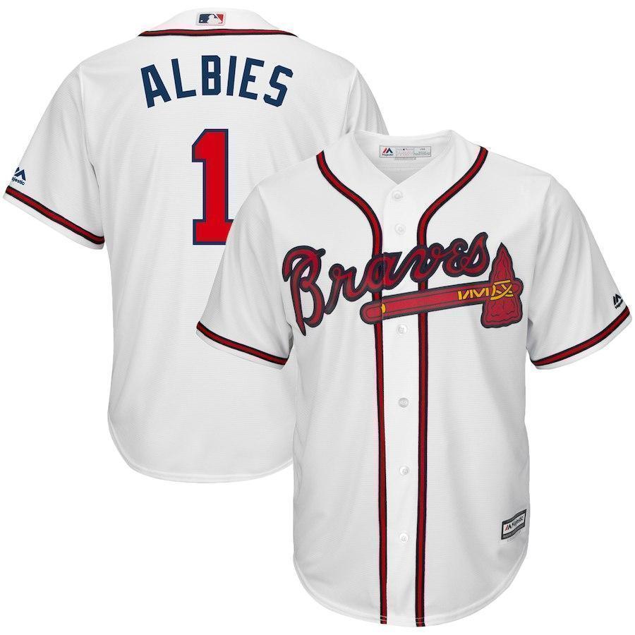 Ozzie Albies Atlanta Braves Baseball Player Jersey