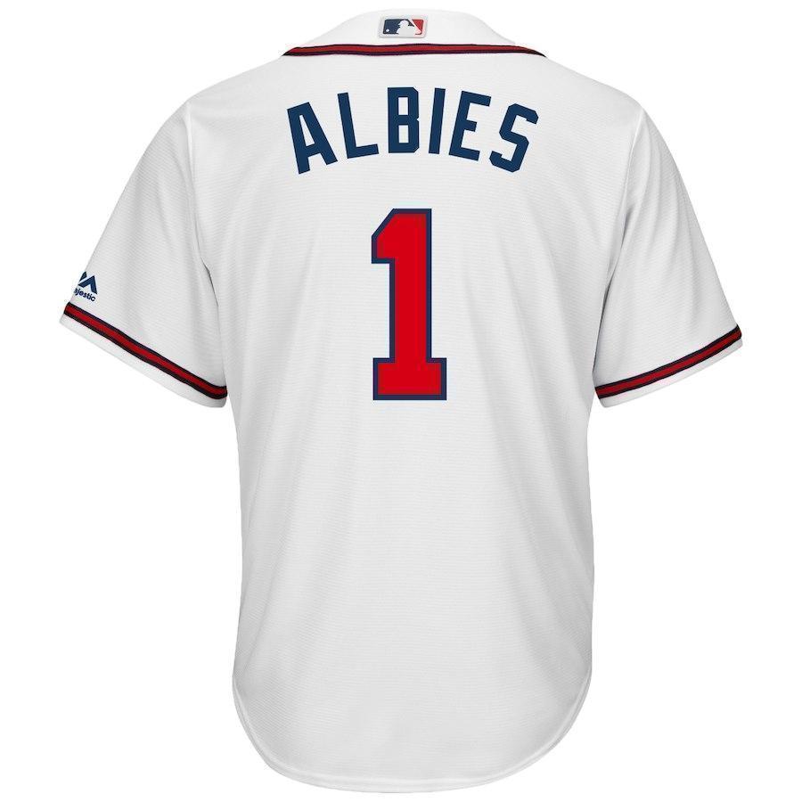 Ozzie Albies Atlanta Braves Baseball Player Jersey