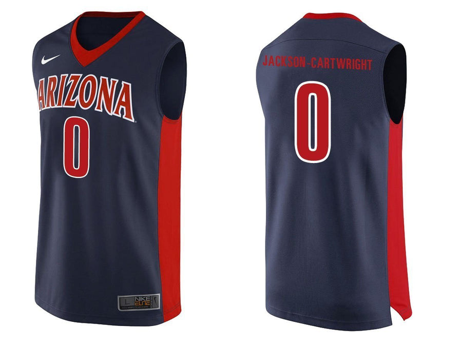 Parker Jackson-Cartwright Arizona Wildcats Basketball Jersey - Dark Blue