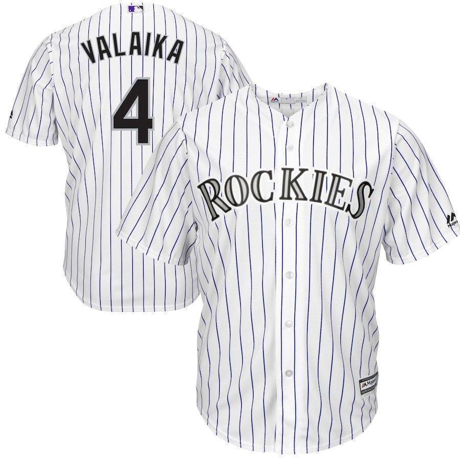 Pat Valaika Colorado Rockies Baseball Player Jersey