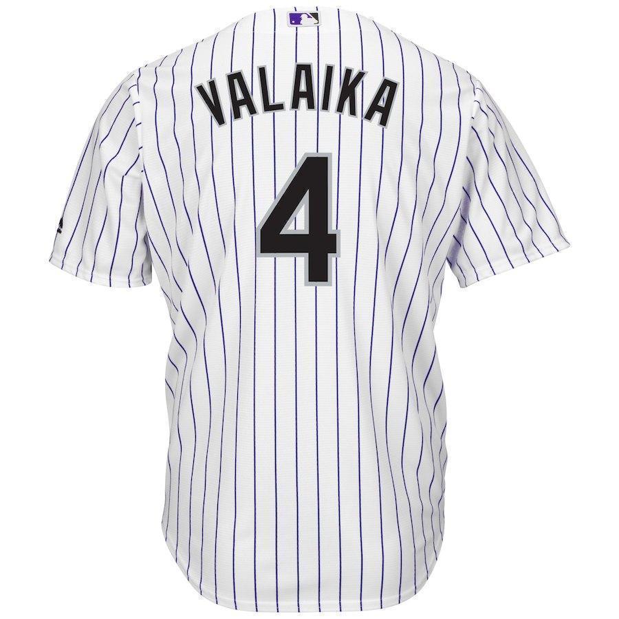 Pat Valaika Colorado Rockies Baseball Player Jersey