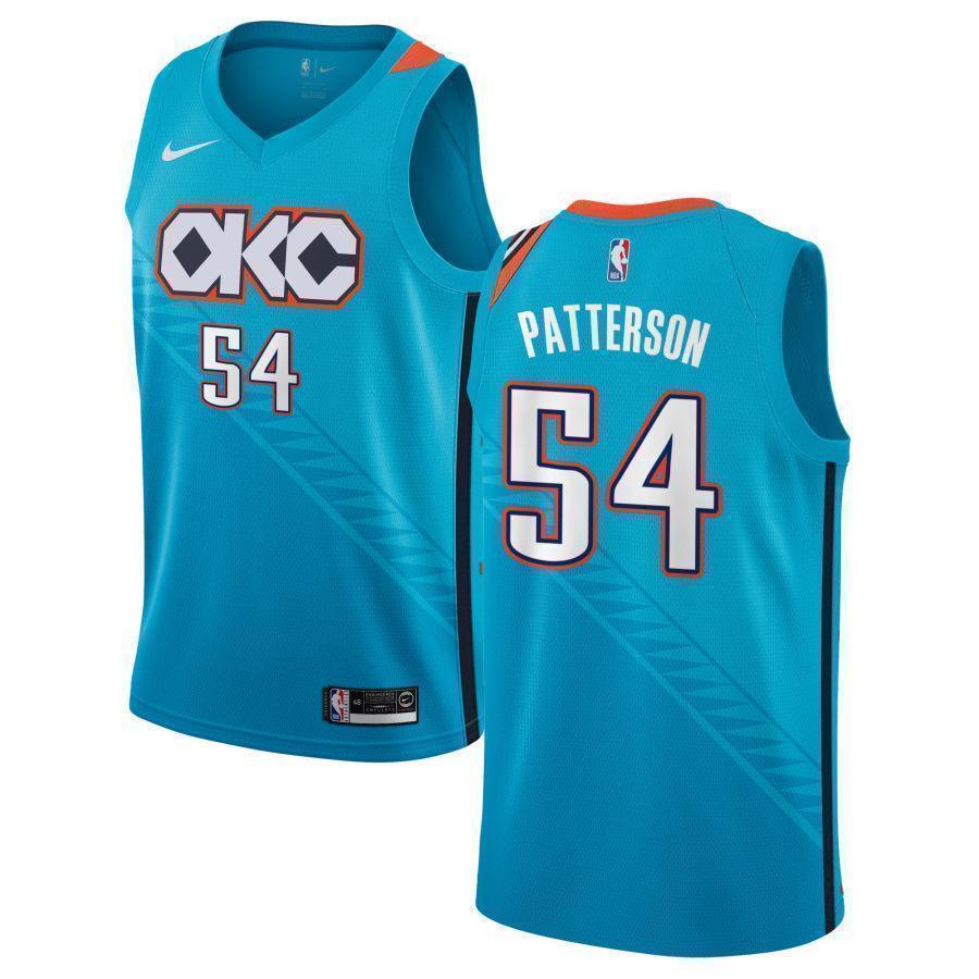 Oklahoma City Thunder #54 Patrick Patterson NEW 2018/19 City Edition Swingman Jersey