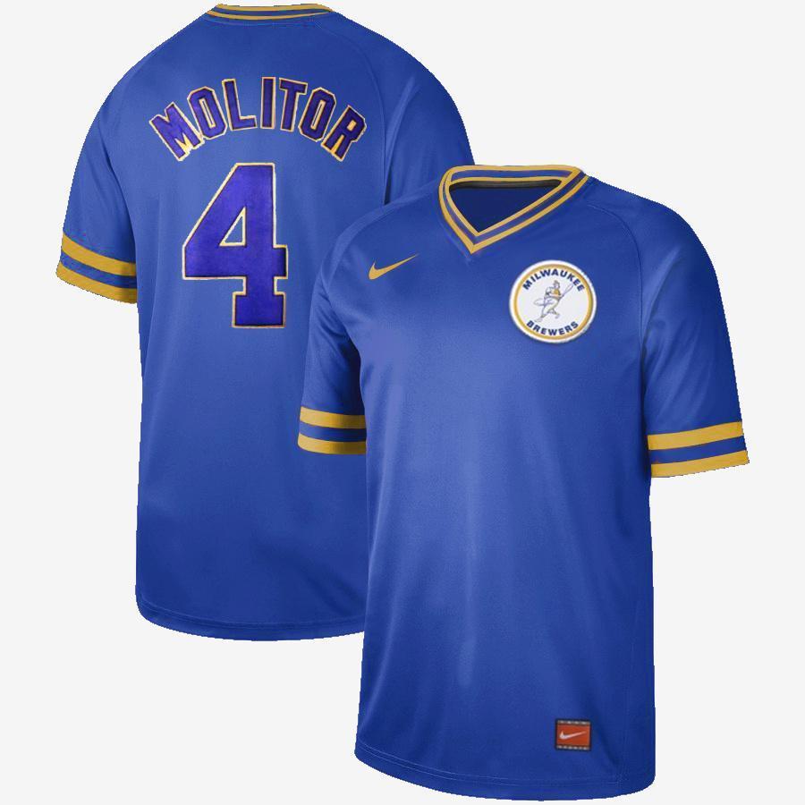Paul Molitor Milwaukee Brewers 2019 New Arrivals Legend Baseball Player Jersey