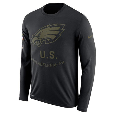 Philadelphia Eagles Salute To Service Long Sleeve Shirt
