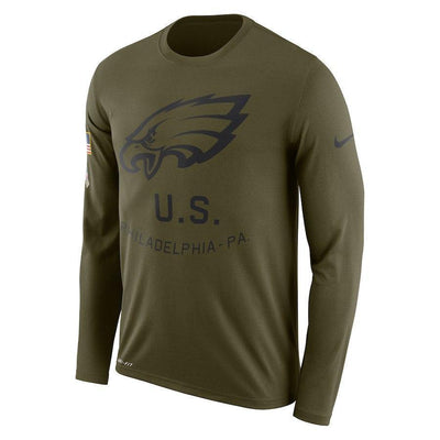 Philadelphia Eagles Salute To Service Long Sleeve Shirt