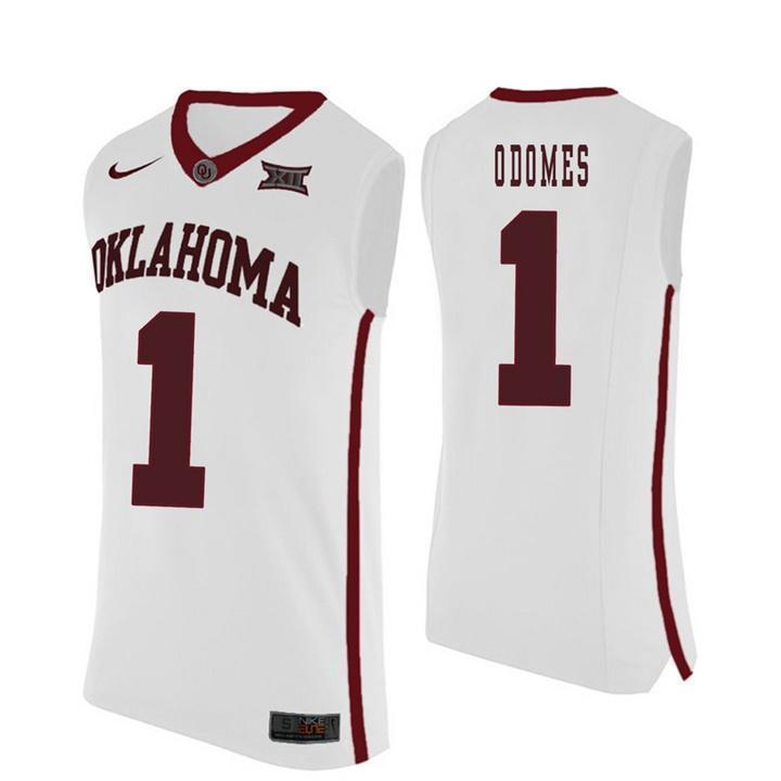 Rashard Odomes Oklahoma Sooners Basketball Jersey - White