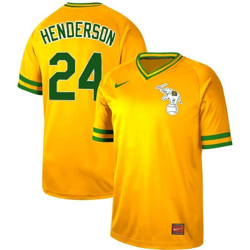 Rickey Henderson Oakland Athletics 2019 New Arrivals Legend Baseball Player Jersey